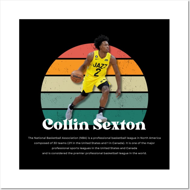 Collin Sexton Vintage V1 Wall Art by Gojes Art